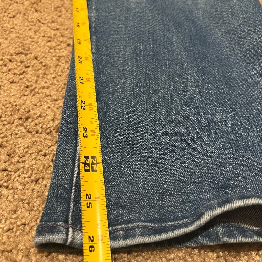 MOTHER The Tripper Ankle Work Hard Play Hard Light Blue Jeans Size 33 - Picture 9 of 12